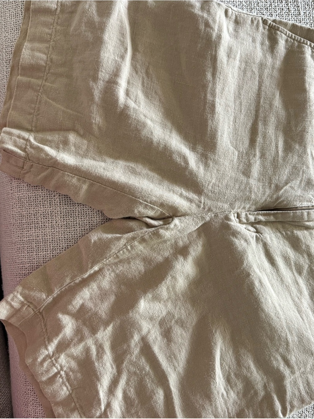 Ralph Lauren Men's Tan Flat-Front Shorts